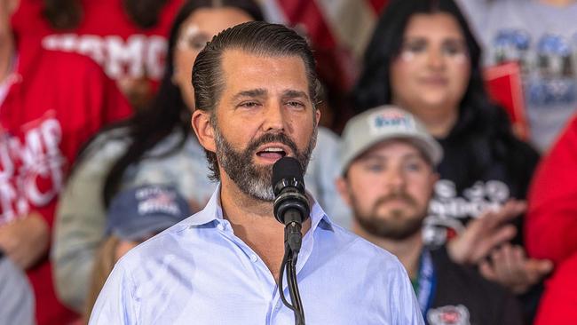 Donald Trump Jr has long been a favourite of the Maga base. Picture: Grant Baldwin / AFP