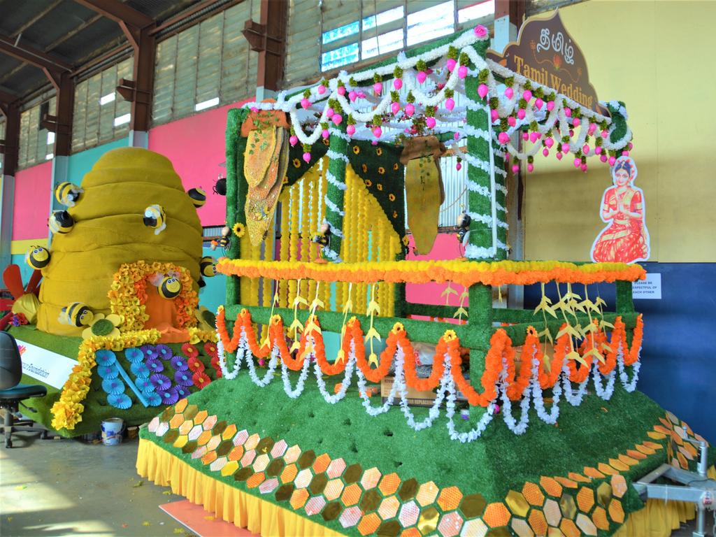 Participating floats in the 2023 Toowoomba Carnival of Flowers and Grand Central Parade. Picture: Rhylea Millar