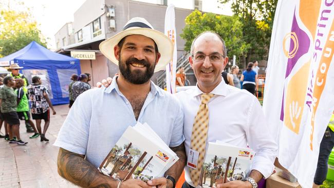 Councillors Matt Patterson and Eli Melky. Photo: EMMA MURRAY