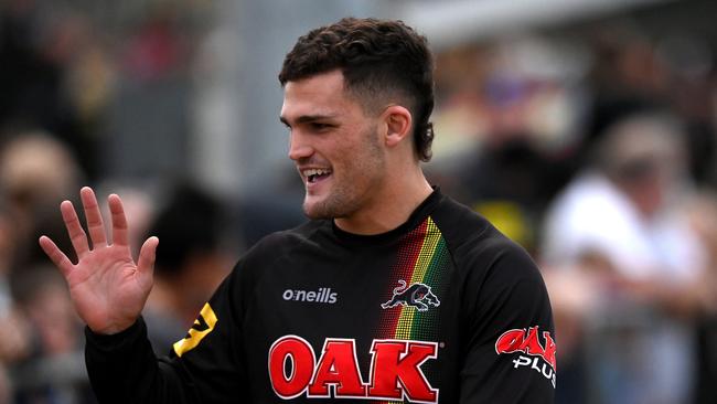 Nathan Cleary is favourite to win the Clive Churchill medal. (Photo by Bradley Kanaris/Getty Images)