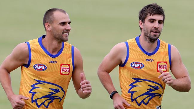 Andrew Gaff has been West Coast’s standout performer in the Queensland hub.