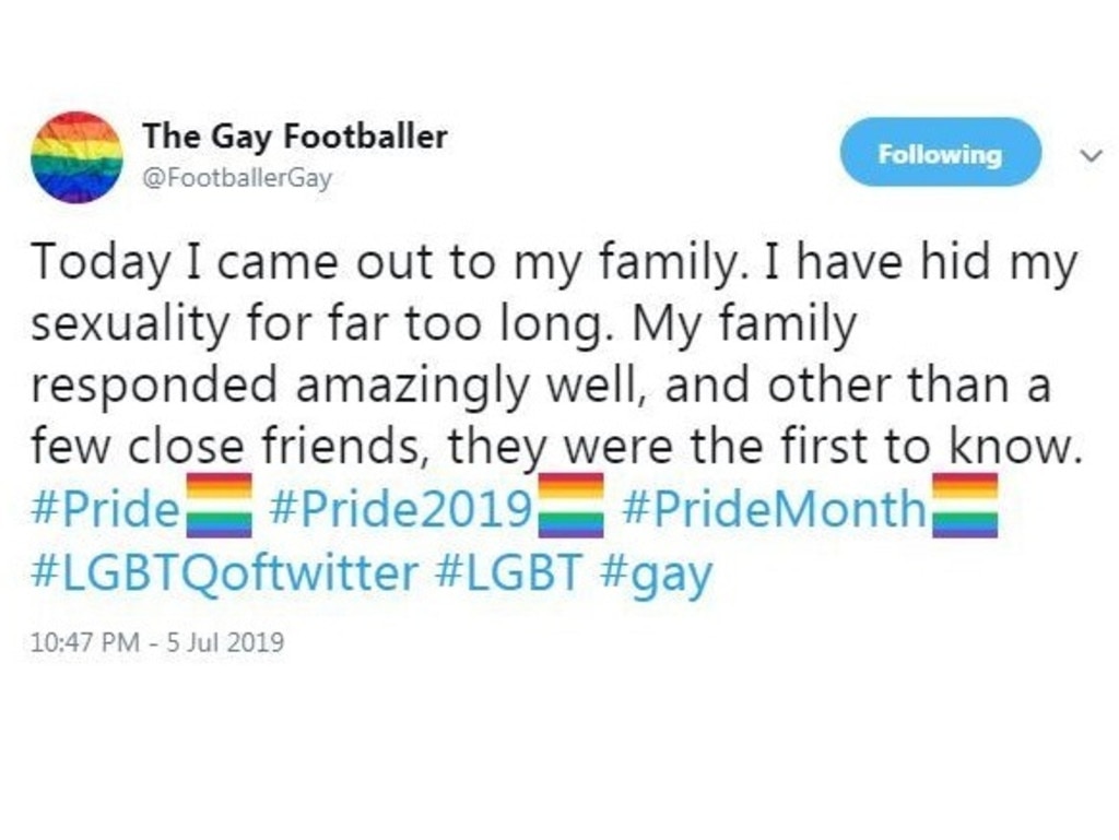The Twitter user posted this message.
