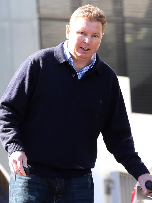 Federal member for Reid Craig Laundy outside his Hunters Hill home. Picture: Justin Sanson