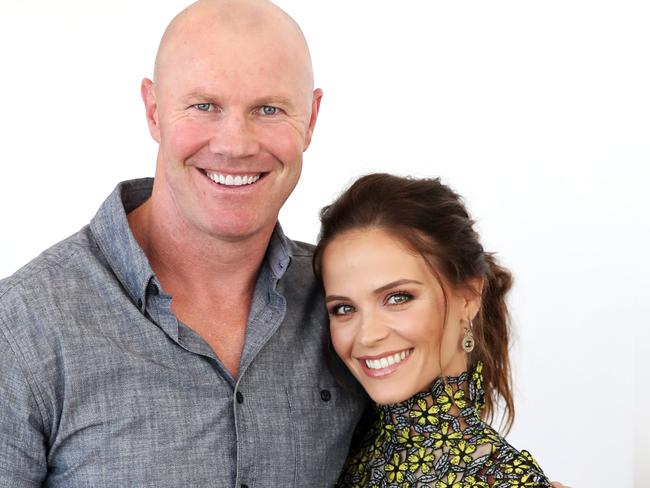 Commonwealth Games - 2018. Barry Hall and Lauren Brant at the the Longines Records Club.Picture: NIGEL HALLETT