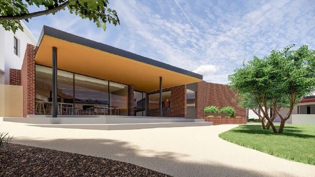 |An artist impression of the proposed arts centre at St John's Grammar in Belair. Source: Mitcham Council