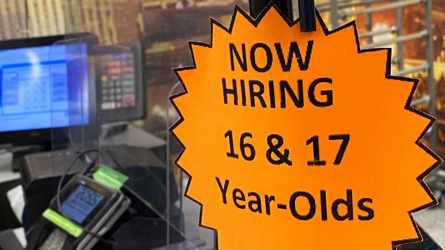 The unemployment rate in the US remained at a low 3.7 per cent and wages growth accelerated to 4.5 per cent. Picture: AFP