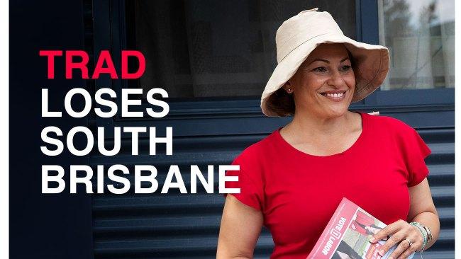 Jackie Trad has lost South Brisbane