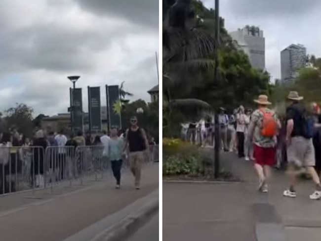 Rare event draws massive crowds in Sydney. Picture: Instagram@bondi_lines