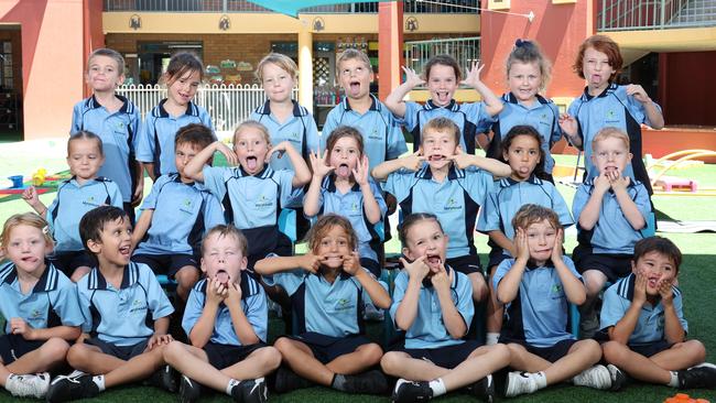 My First Year: Marymount Primary School Prep A. Back Row - Lars, Kensi, Ruben, Conor, Aria, Lylah, Jasper. Middle Row - Pippa, Eddie, Josie, Alice, Tommy, Isla, Jack. Front Row - Ella, Niko, Jackson, Kate, Daisy, Reign, Jaxon. Picture: Glenn Hampson.