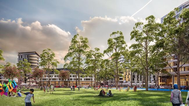 Under the proposal, the rezoning would allow for more open space, greater community facilities, a better-connected street network, improved pedestrian and cycle links. Picture: Supplied, Department of Planning and Environment