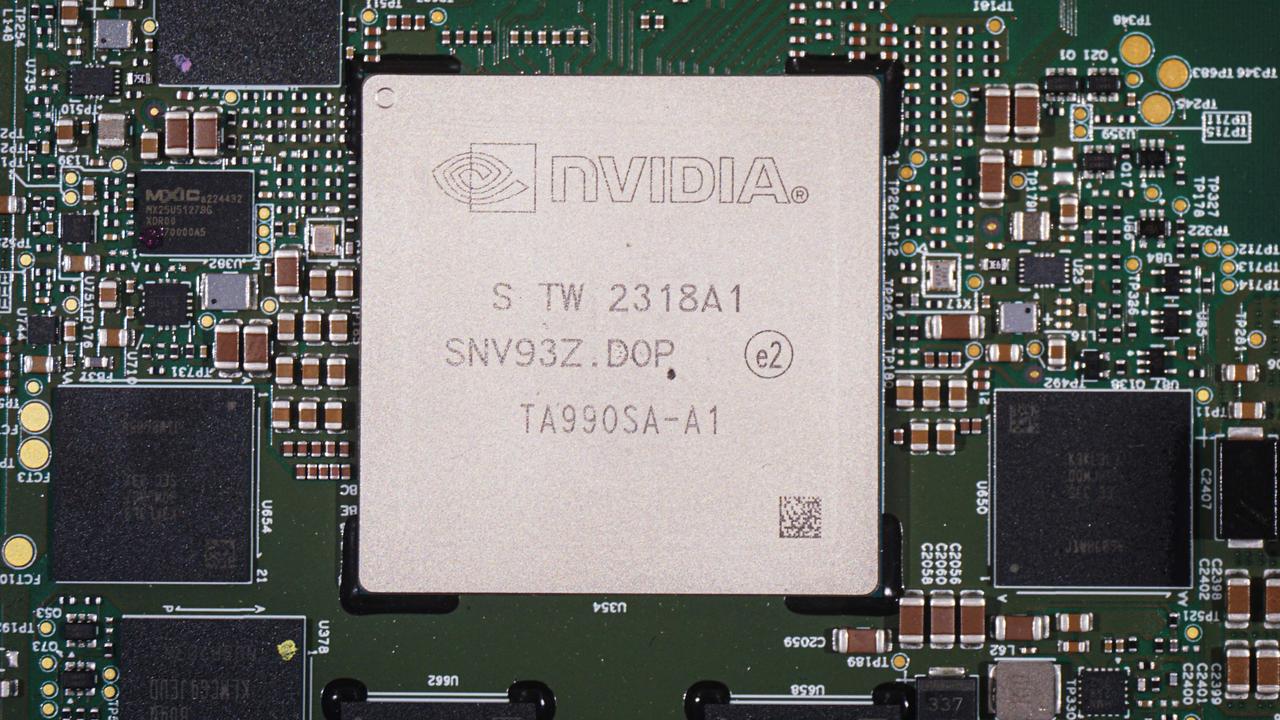 Nvidia chips are powering the global AI boom. Picture: AFP