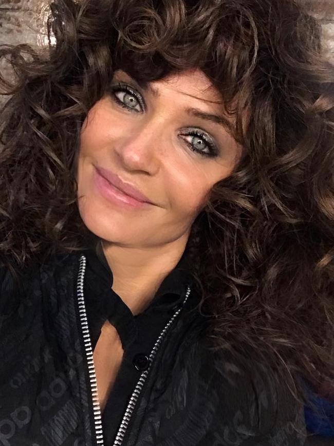 Supermodel Helena Christensen with a modern perm. Picture: Instagram