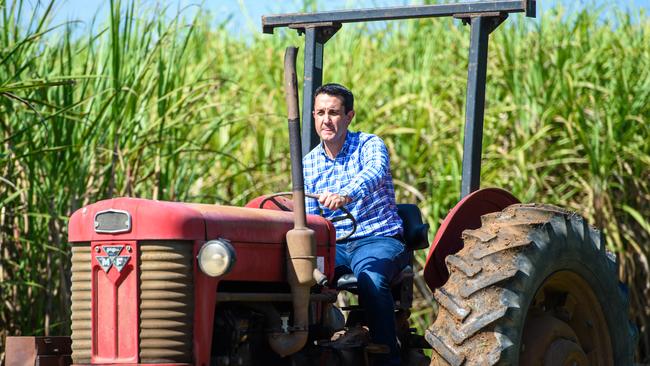 David Crisafulli is the current leader of the Opposition in Queensland, holding office as the leader of the Liberal National Party since November 2020. Pictured here on his parents cane property at Lannercost, just inland from Ingham, North Qld. Picture: Scott Radford Chisholm