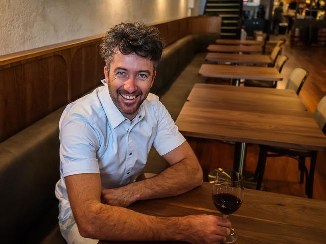 Chef Tom Tilbury at the newly renovated Press* ]restaurant, on April 10th, 2022, in Adelaide.Picture: Tom Huntley