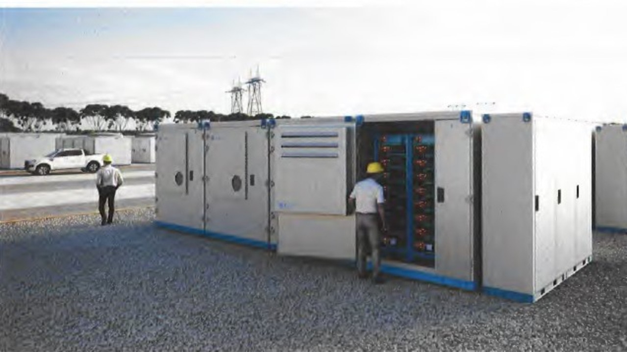 The batteries storage facility would include 640 enclosures containing lithium-ion batteries, designed to store energy for use during peak times.