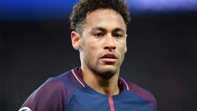 Paris Saint-Germain's Brazilian forward Neymar Jr