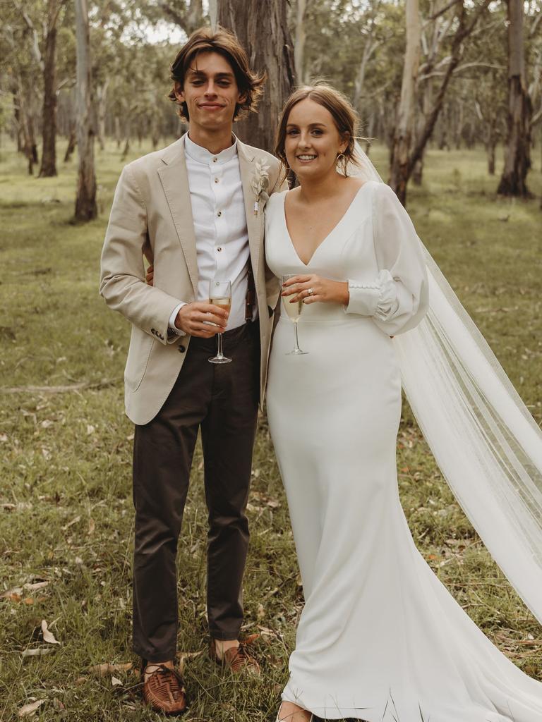 Phoebe and Liam Carelse tied the knot at Gordon Country surrounded by family and friends. Photo: Tessa Cox Photography