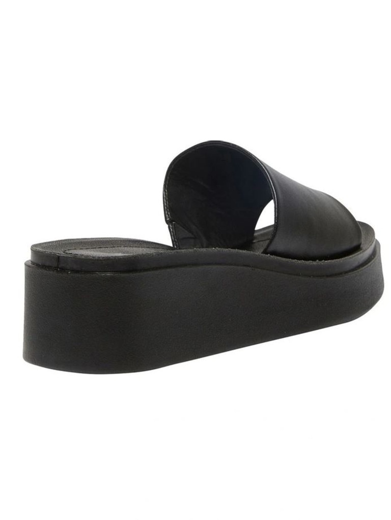 Sandler Vandel Sandals in Black Smooth. Picture: Myer.