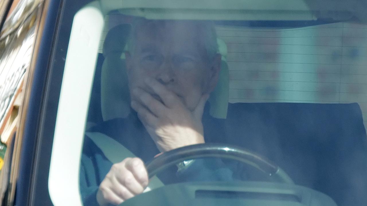 Prince Andrew seen driving away from Windsor Castle where the queen has now returned to after her summer break. Picture: Splash News/Media Mode