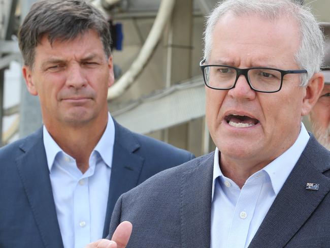 Energy Minister Angus Taylor and Prime Minister Scott Morrison are heading to Glasgow. Picture: NCA NewsWire / Dean Martin.