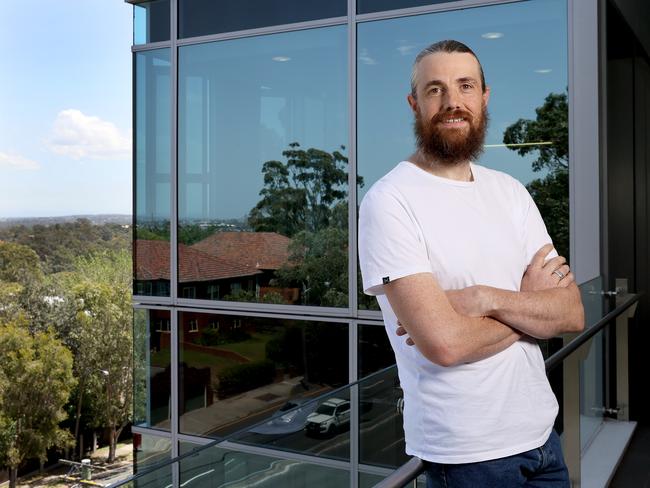 Software company Atlassian, led by Mike Cannon-Brookes, has seen its share price tumble. Picture: Toby Zerna