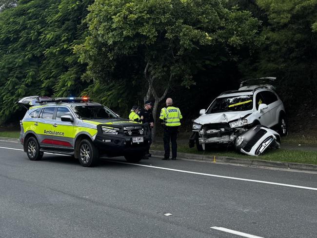 Man critical in Pacific Pines crash. Picture: Supplied.