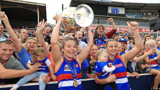 AFLW stars are set for a pay rise next season. Picture: Mark Stewart