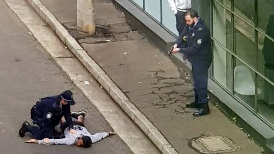 One of the teenagers was arrested at gunpoint in a street in Surry Hills.