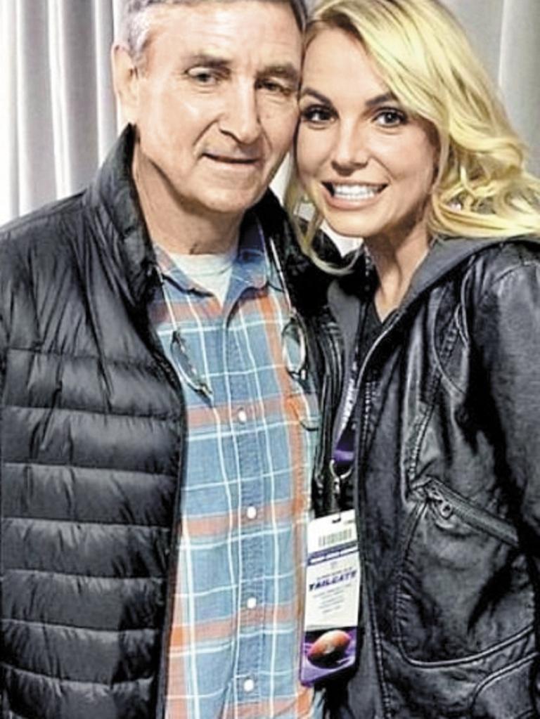 Britney and her dad.