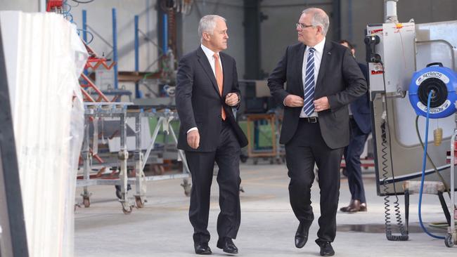 Like many treasurers before him, Scott Morrison (right, with Prime Minister Malcolm Turnbull) is susceptible to Canberra public service groupthink. (Pic: Gary Ramage)