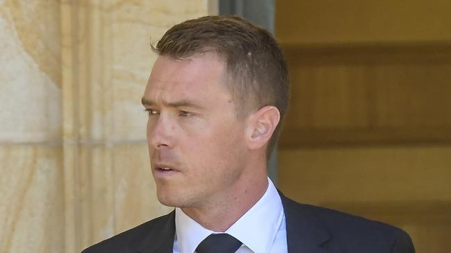 Former Olympic cyclist Rohan Dennis pleaded guilty to a lesser charge at Adelaide Magistrates Court on December 10. Picture: NewsWire / Roy VanDerVegt