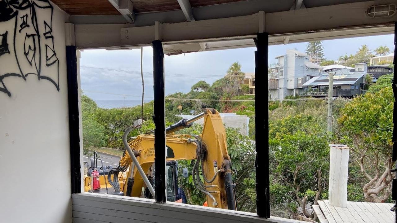 NEW BEGINNINGS: Sunshine Beach property knocked down to make way for exciting new beach side property.