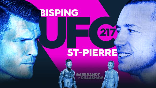 Michael Bisping v Georges St-Pierre headlines UFC 217.