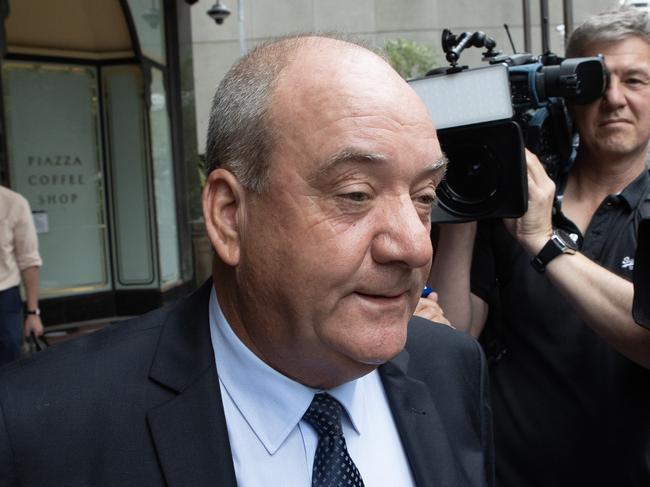 SYDNEY, AUSTRALIA - NewsWire Photos, February 7th, 2022: Former NSW Liberal MP Daryl Maguire outside the Downing Centre court today. Picture: NCA NewsWire / Brendan Read. Picture: NCA NewsWire / Brendan Read