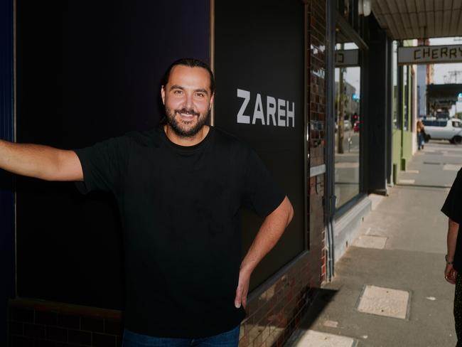 Condiment king Tom Sarafian is behind Collingwood’s Zareh.