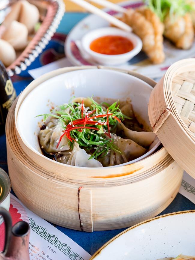 Dumplings at Rosemont Hall.