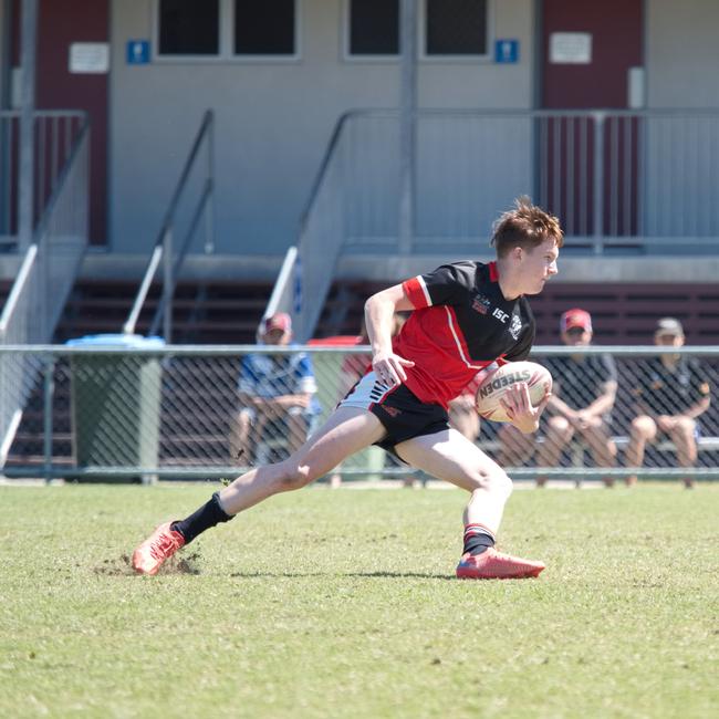 Ignatius Park College and Kirwan State High School teams take on St Brendanâ€™s College Yeppoon teams in Queensland state rugby league semi finals at Mackay on Wednesday, August 24, 2022.