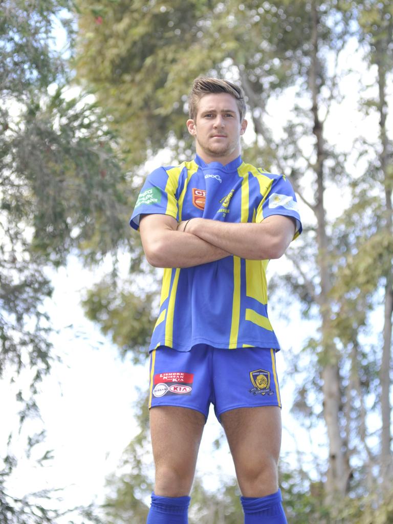 Marist Brother Rugby League player and basketballer James Whitby. Picture: Cathy Adams.