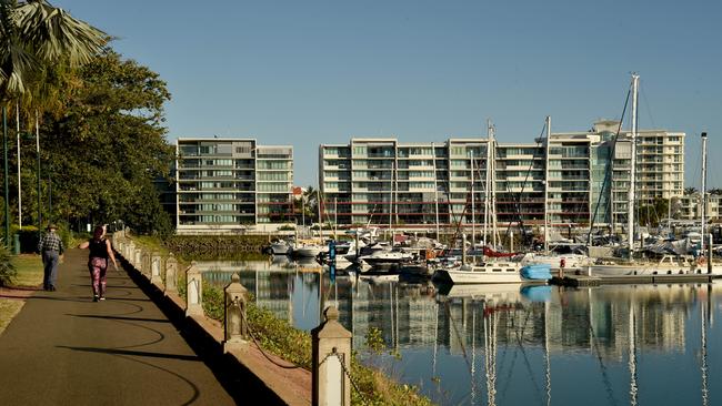 After a decade-long property downturn, the sun is finally shining again on Townsville’s housing market. Townsville’s Breakwater marina. Picture: Evan Morgan