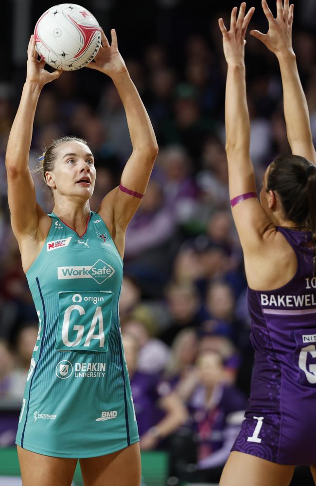 Keira Austin and the Vixens were too strong for the Firebirds. Picture: Getty Images