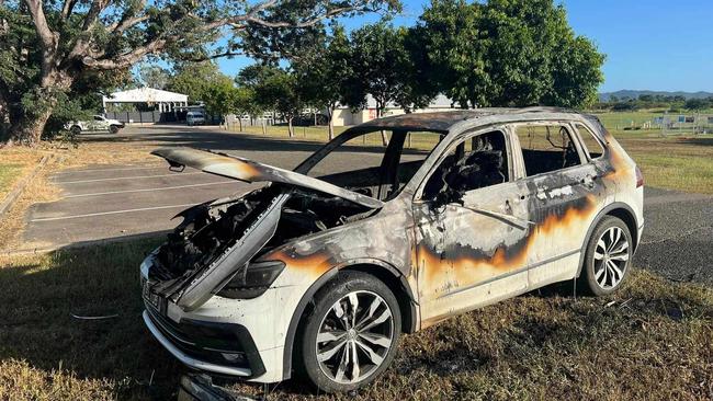 This VW Tiguan was stolen from a Mysterton home on Thursday night, and was found on fire Sunday morning.