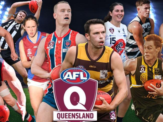 QAFL and QAFLW toughest players. Pictures: Brooke Sleep Media and Highflyer Images.