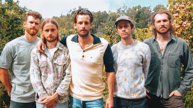 Australian band The Rubens. Picture: Supplied/Cybele Malinowski