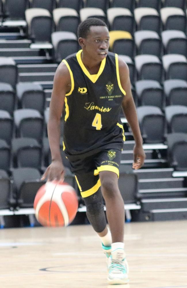 St Laurence's College AIC Basketball guard Tomas Koko.