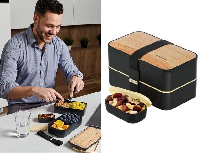 Take your work lunch to the next level with a bento lunch box. Picture: Amazon.