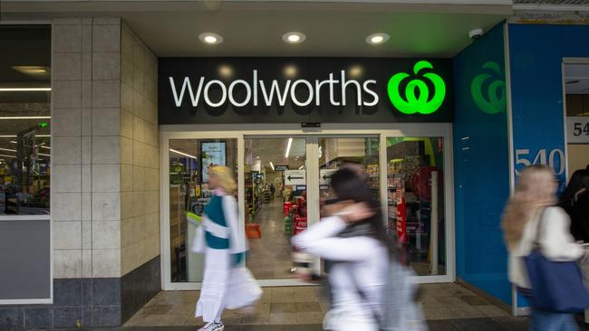 Most Woolworths stores will be open as usual this long weekend, except for in SA. Picture: NCA NewsWire / Christian Gilles