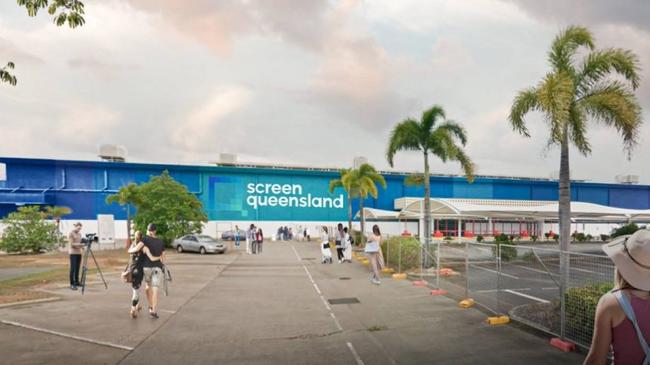 Artist impressions of the new Screen Queensland Studios in Cairns to meet increased interest for productions in Tropical North Queensland. Picture: Cox Architecture