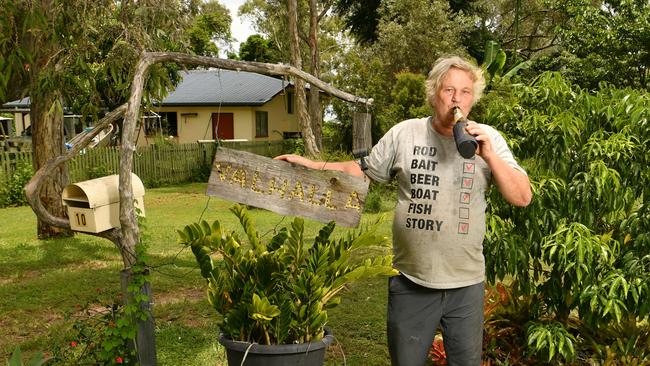 Having survived Cyclone Tracey and Cyclone Yasi Cungulla resident Kell Stahr plans to stay at this home and ride out the storm. Picture: Evan Morgan