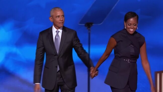 Barack, Michelle Obama deliver one-two punch on DNC night two