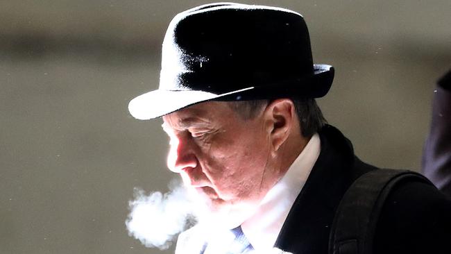 Head coach Bill Belichick of the New England Patriots arrives with his teammates for Super Bowl LII at the Minneapolis-St. Paul International Airport. Photo: Getty Images